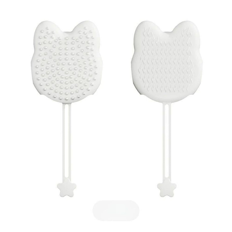 Pet Bathing Brush Silicone Massager Gloves Dog Soft Bathroom Washing Gloves Hair Deshedding Brush Pet Cleaning Grooming Supplies