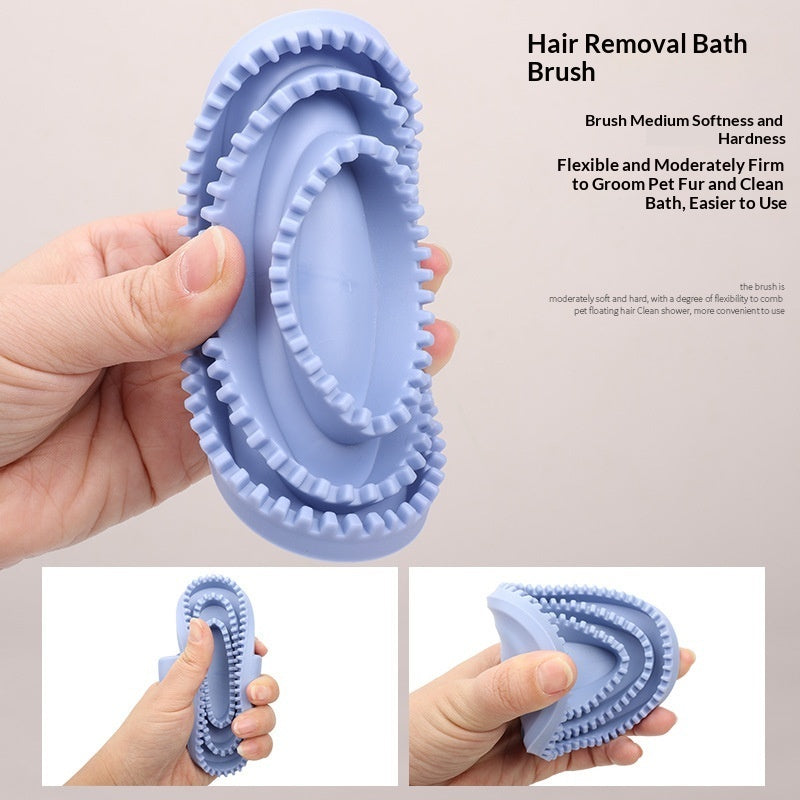 Pet Fashionable And Personalized Bathing Massage Brush