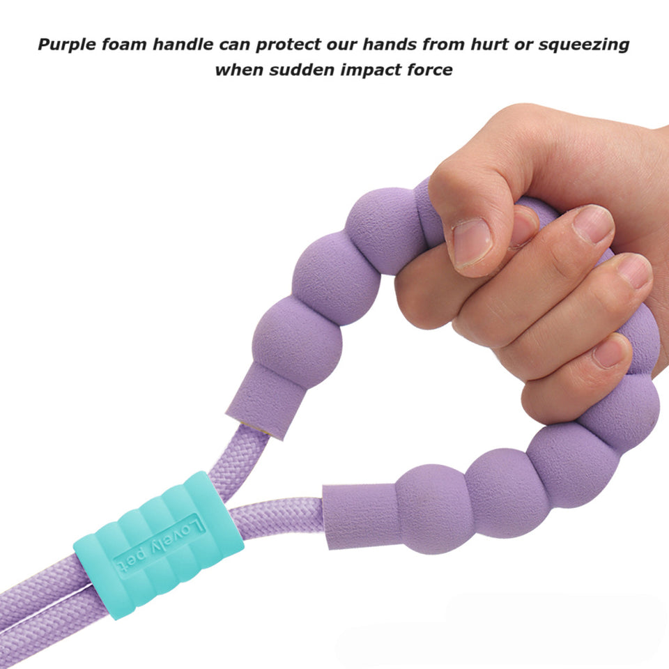 Versatile Pet Traction Leashes With A Comfortable Foam Handle Traction Rope For Dogs Anti Slip Traction Rope