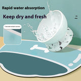 Pet Feeding Mat Silicone Non-slip Waterproof Feeding Splash-proof Mat
