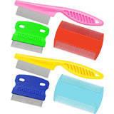 Stainless Steel Dense Gear Blue Pet Flea Comb 4-piece Set